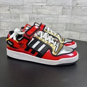 Adidas Forum 84 Low x The Simpsons 'Duff Beer Duffman' Red Black Men's Size 9.5